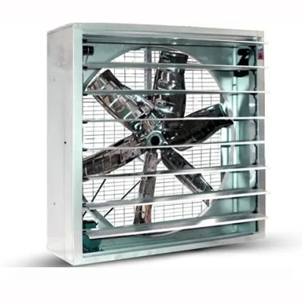 Quạt thông gió vuông nhà xưởng kích thước 900x900x400mm